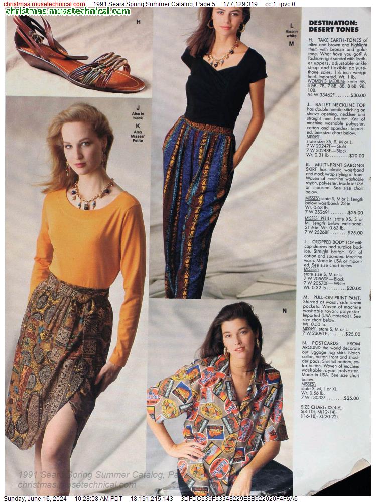 1991 Sears Spring Summer Catalog, Page 5