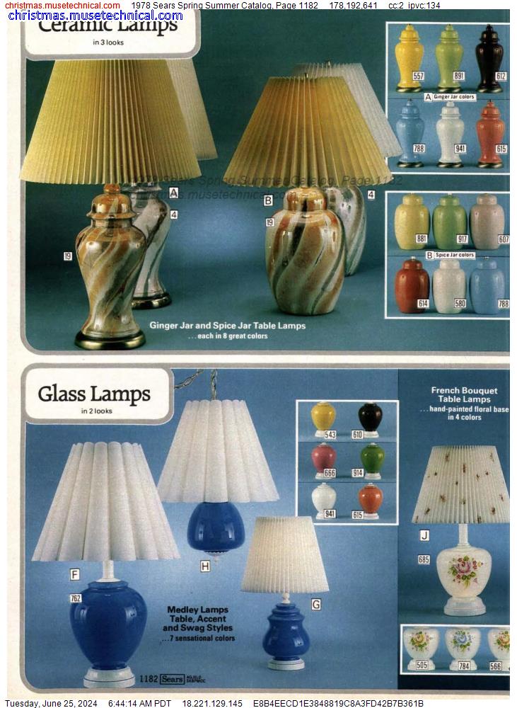 1978 Sears Spring Summer Catalog, Page 1182