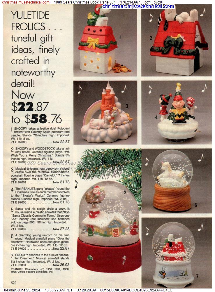 1989 Sears Christmas Book, Page 534