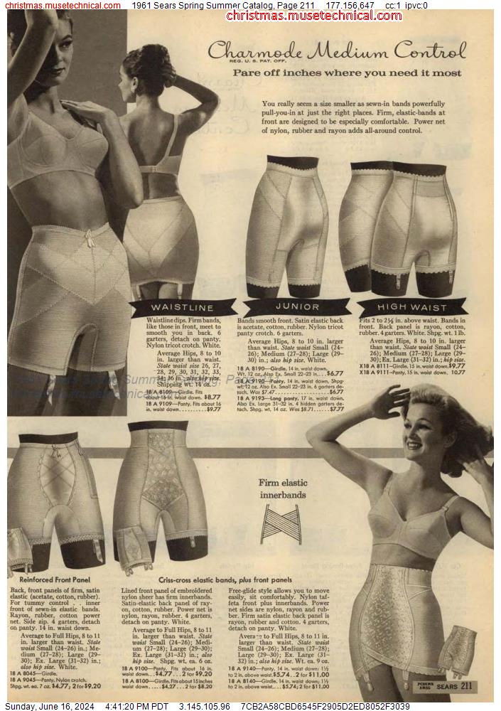 1961 Sears Spring Summer Catalog, Page 211