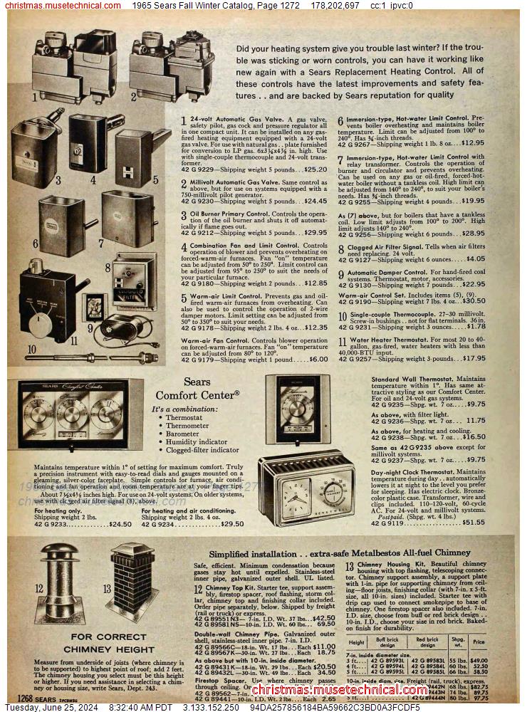 1965 Sears Fall Winter Catalog, Page 1272