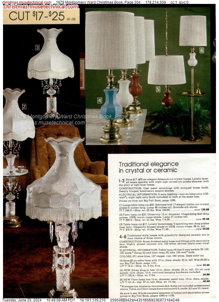 1979 Montgomery Ward Christmas Book, Page 304