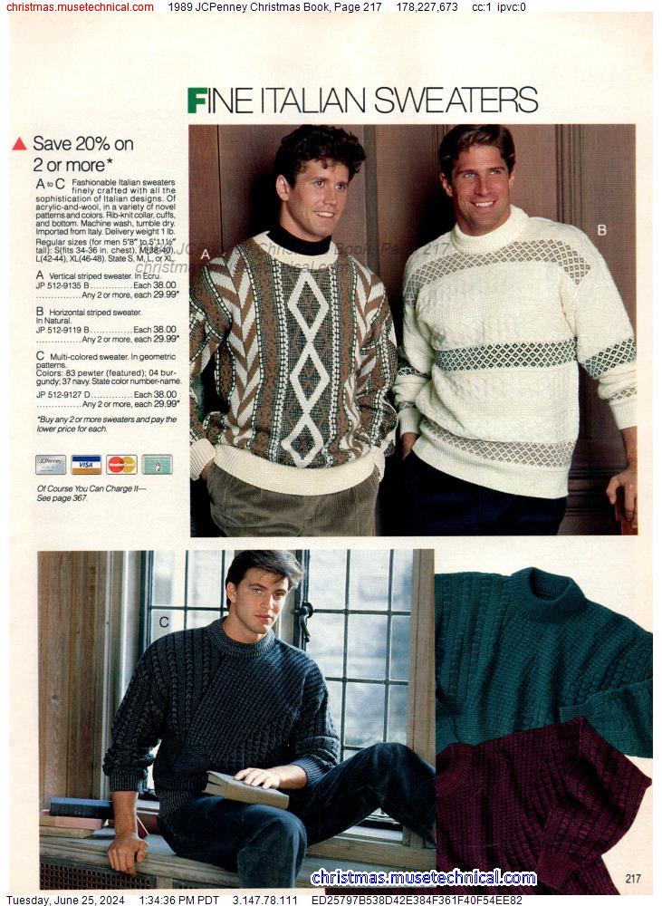 1989 JCPenney Christmas Book, Page 217
