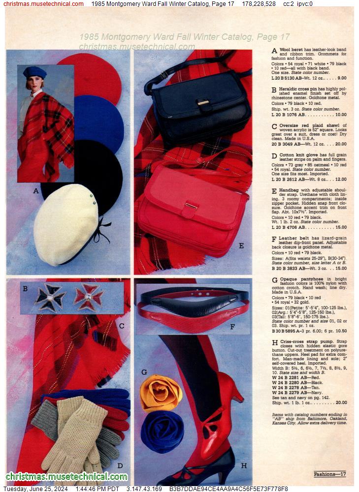1985 Montgomery Ward Fall Winter Catalog, Page 17