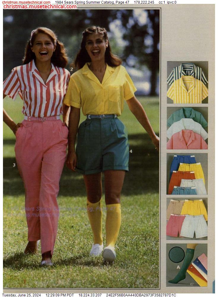 1984 Sears Spring Summer Catalog, Page 47