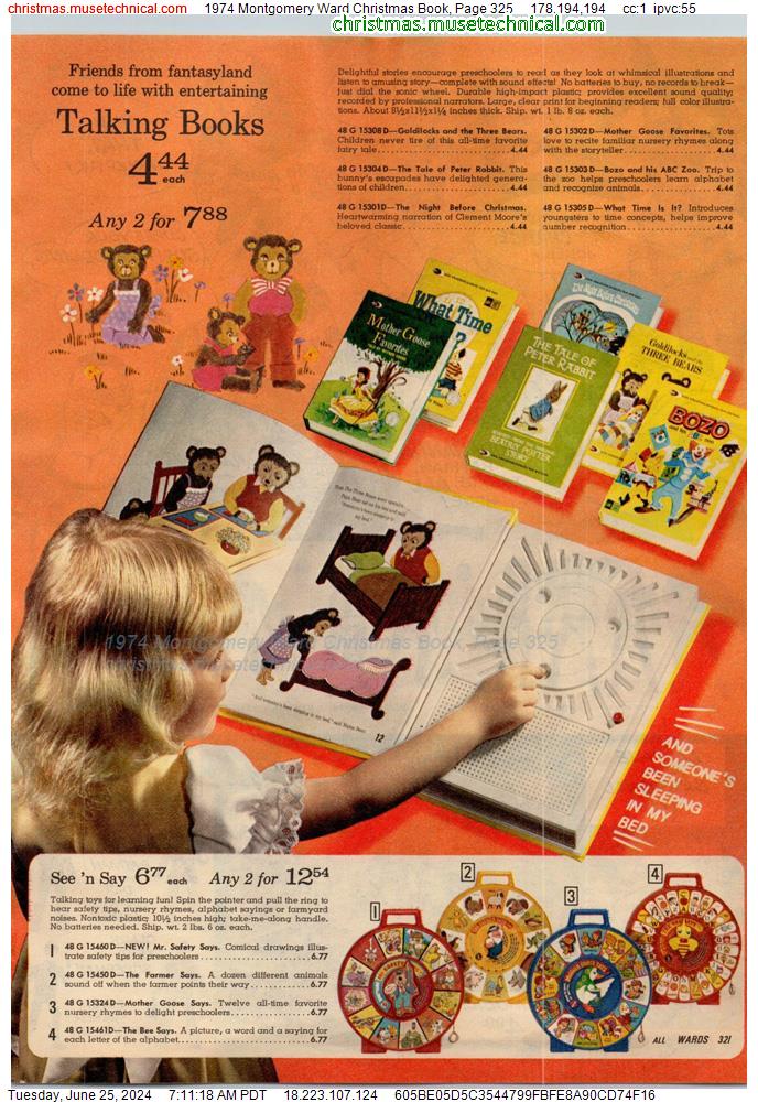 1974 Montgomery Ward Christmas Book, Page 325