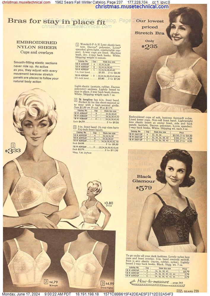 1962 Sears Fall Winter Catalog, Page 237