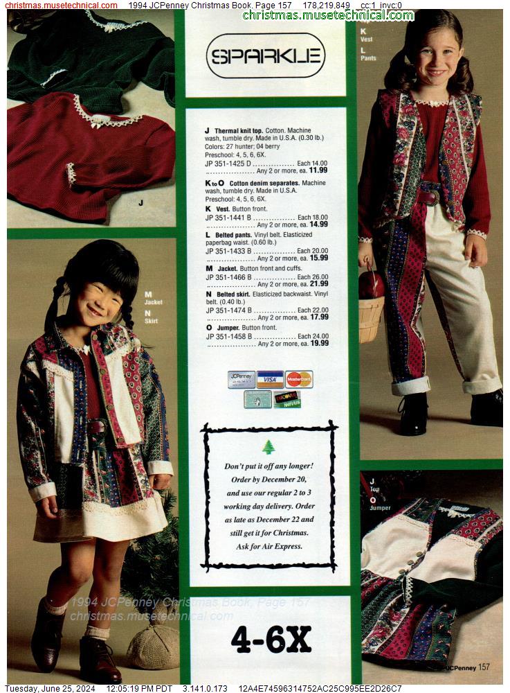1994 JCPenney Christmas Book, Page 157