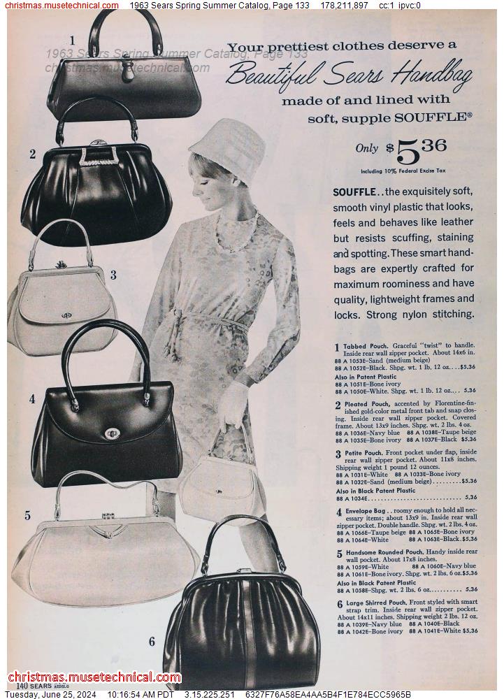 1963 Sears Spring Summer Catalog, Page 133