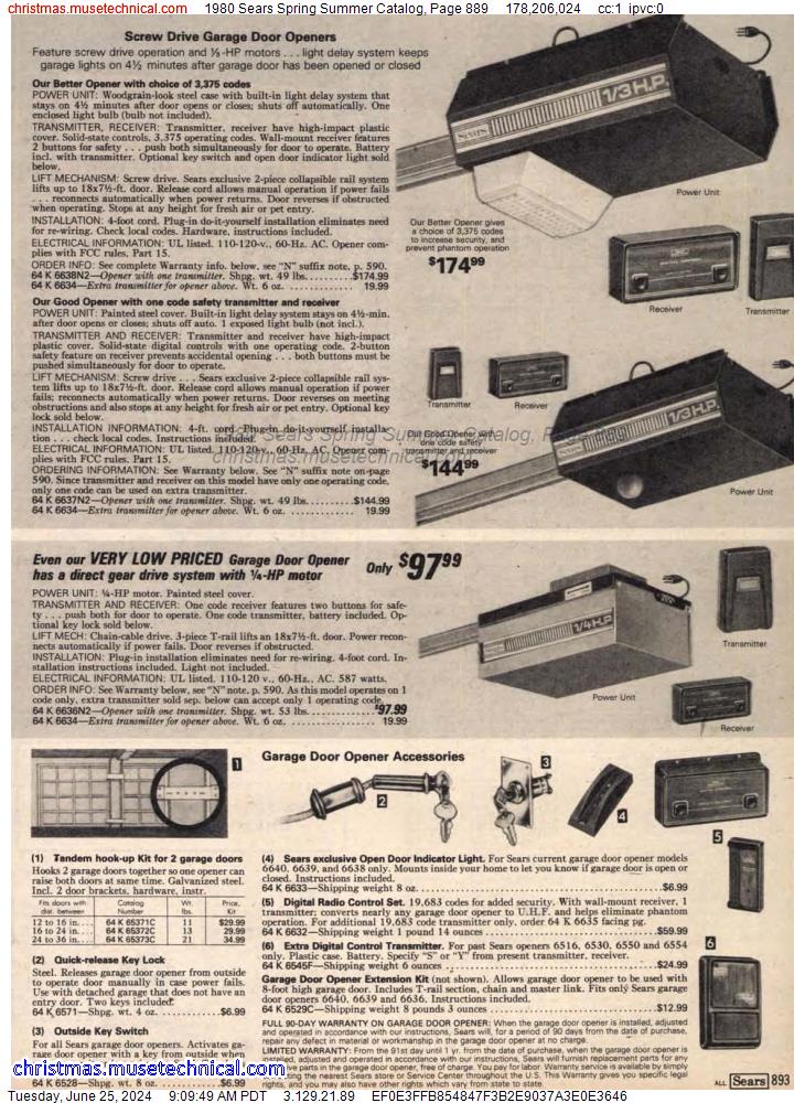 1980 Sears Spring Summer Catalog, Page 889