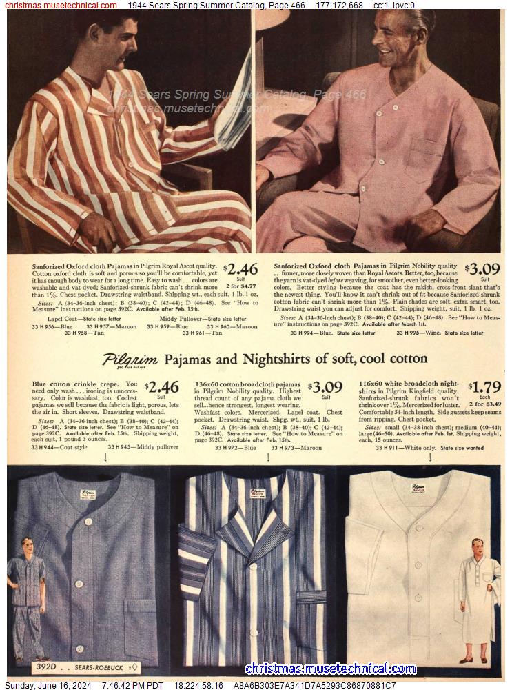 1944 Sears Spring Summer Catalog, Page 466