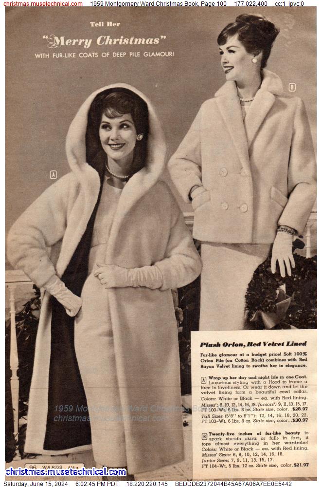 1959 Montgomery Ward Christmas Book, Page 100