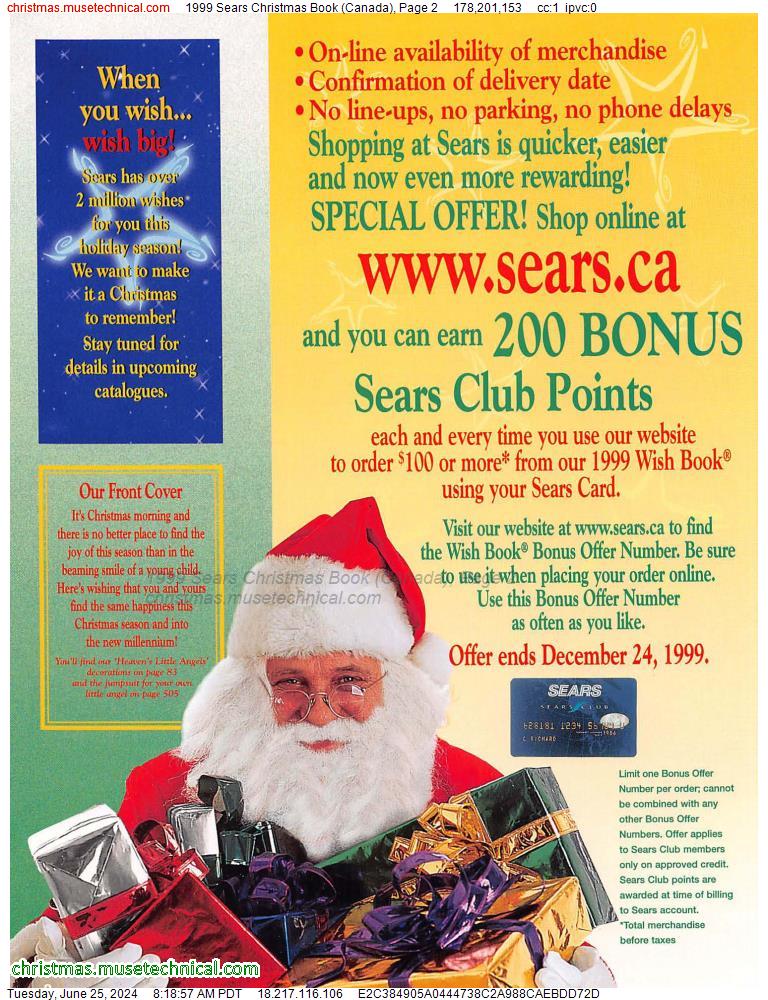 1999 Sears Christmas Book (Canada), Page 2