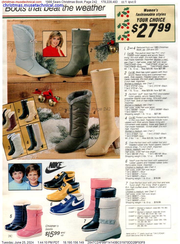 1986 Sears Christmas Book, Page 242