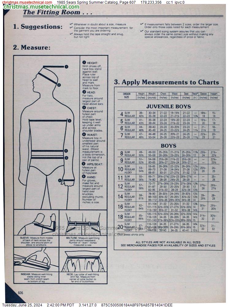 1985 Sears Spring Summer Catalog, Page 607