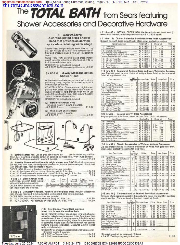 1983 Sears Spring Summer Catalog, Page 976