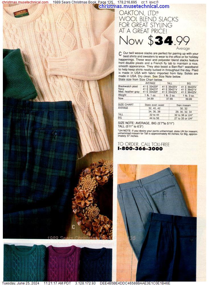 1989 Sears Christmas Book, Page 135