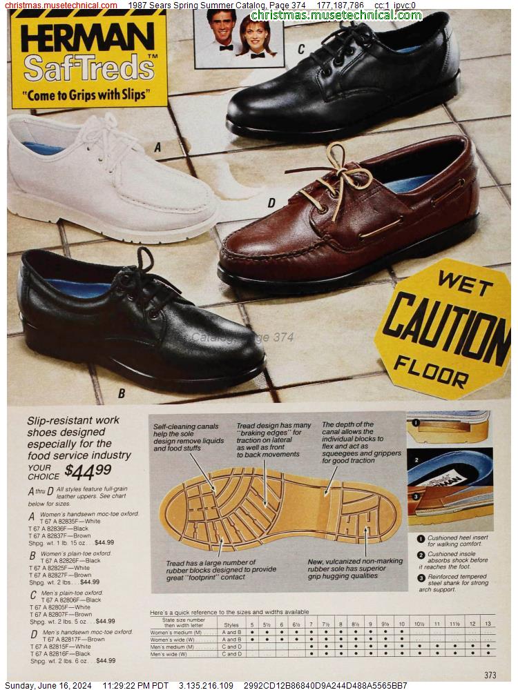 1987 Sears Spring Summer Catalog, Page 374