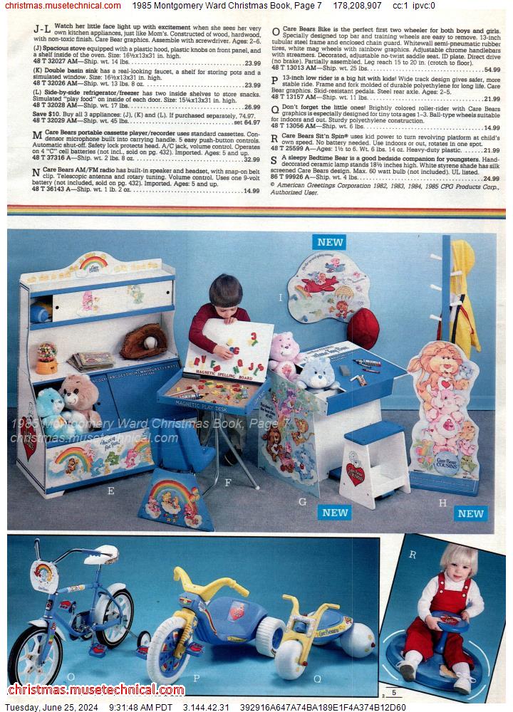 1985 Montgomery Ward Christmas Book, Page 7