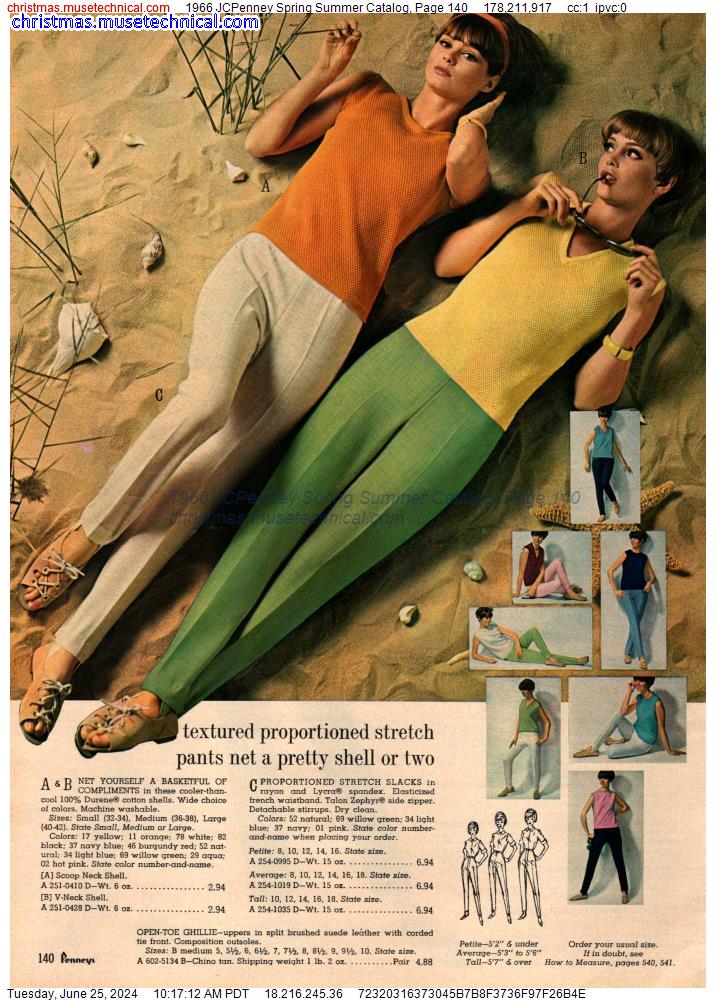 1966 JCPenney Spring Summer Catalog, Page 140