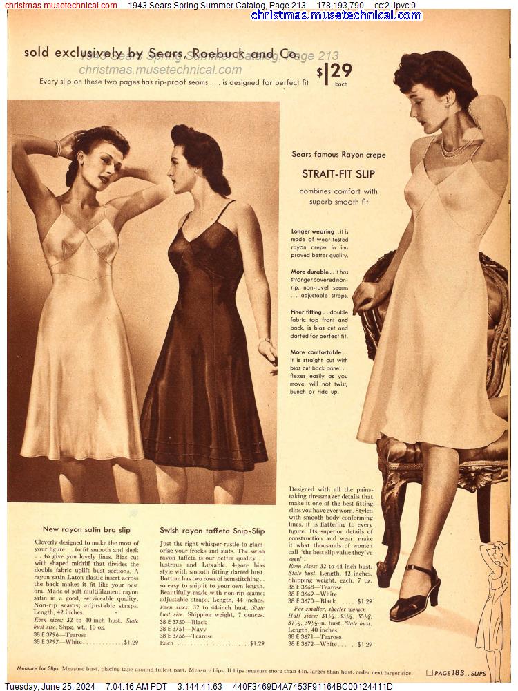 1943 Sears Spring Summer Catalog, Page 213