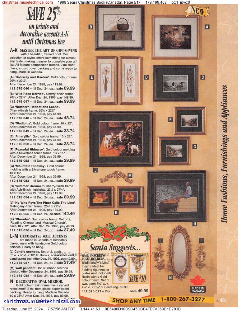 1998 Sears Christmas Book (Canada), Page 517
