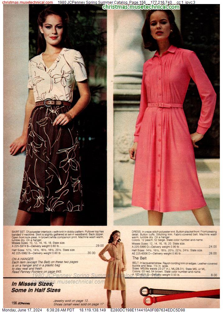 1980 JCPenney Spring Summer Catalog, Page 156