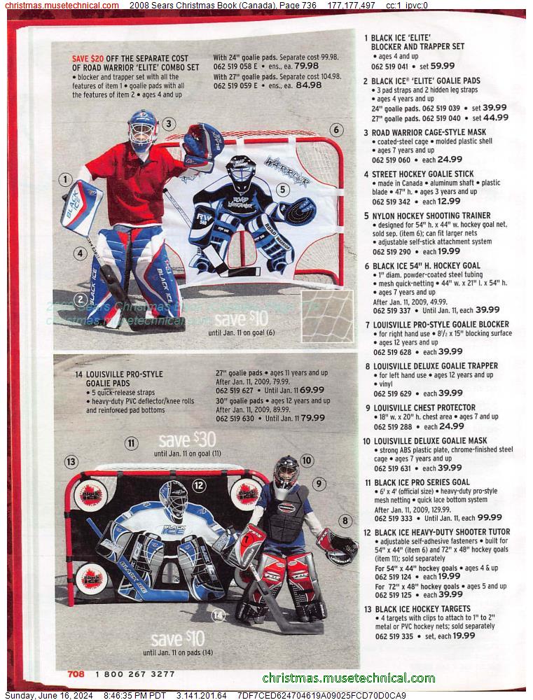 2008 Sears Christmas Book (Canada), Page 736