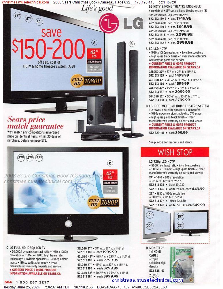 2008 Sears Christmas Book (Canada), Page 632