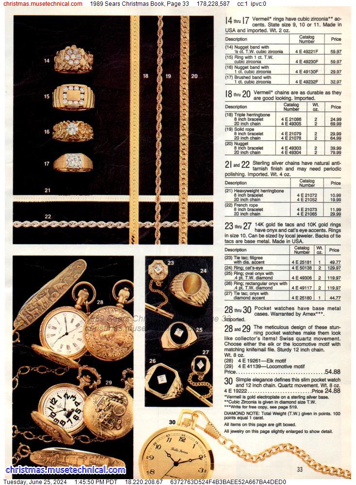 1989 Sears Christmas Book, Page 33