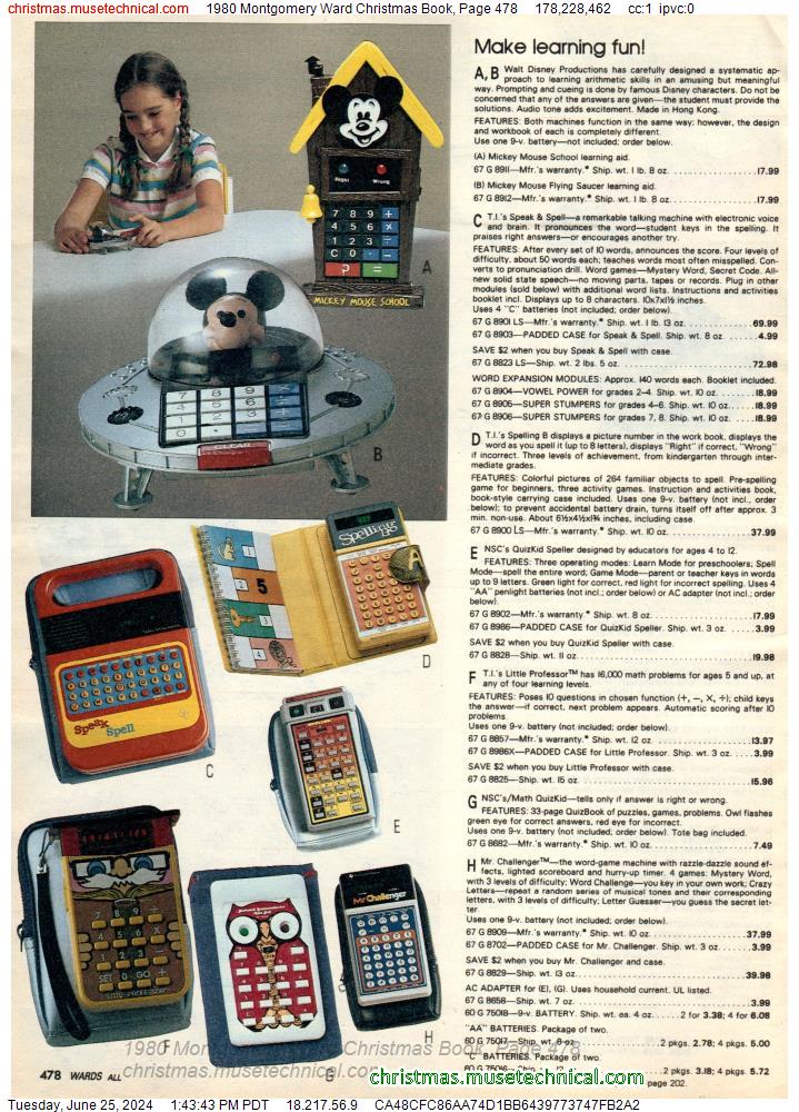 1980 Montgomery Ward Christmas Book, Page 478
