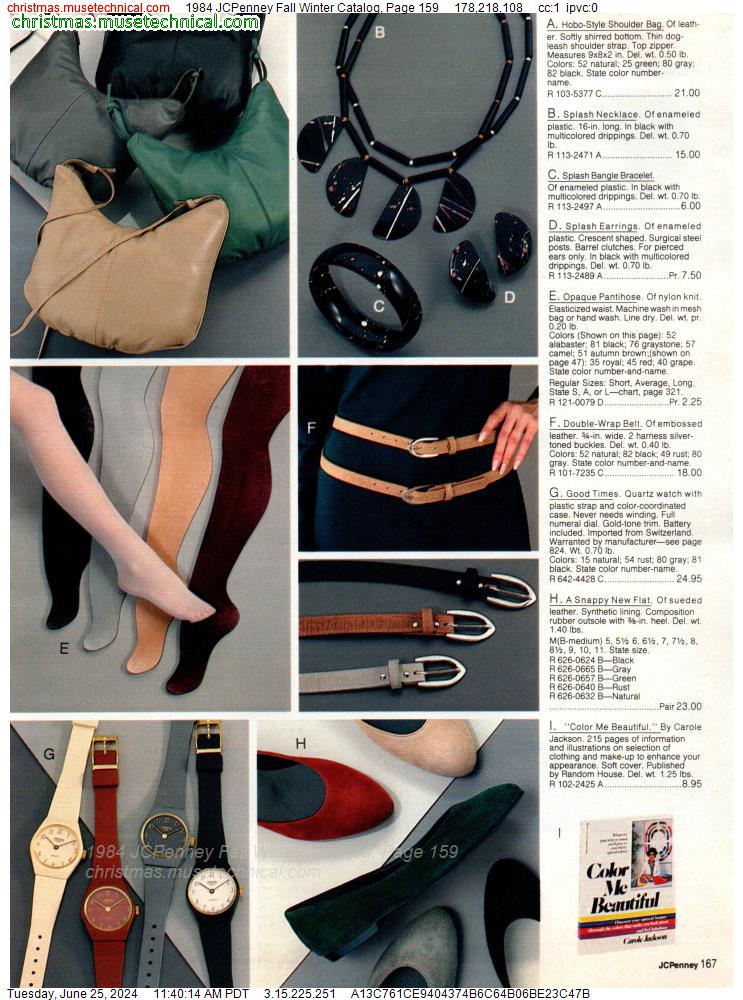 1984 JCPenney Fall Winter Catalog, Page 159