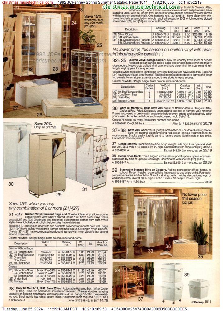 1992 JCPenney Spring Summer Catalog, Page 1011