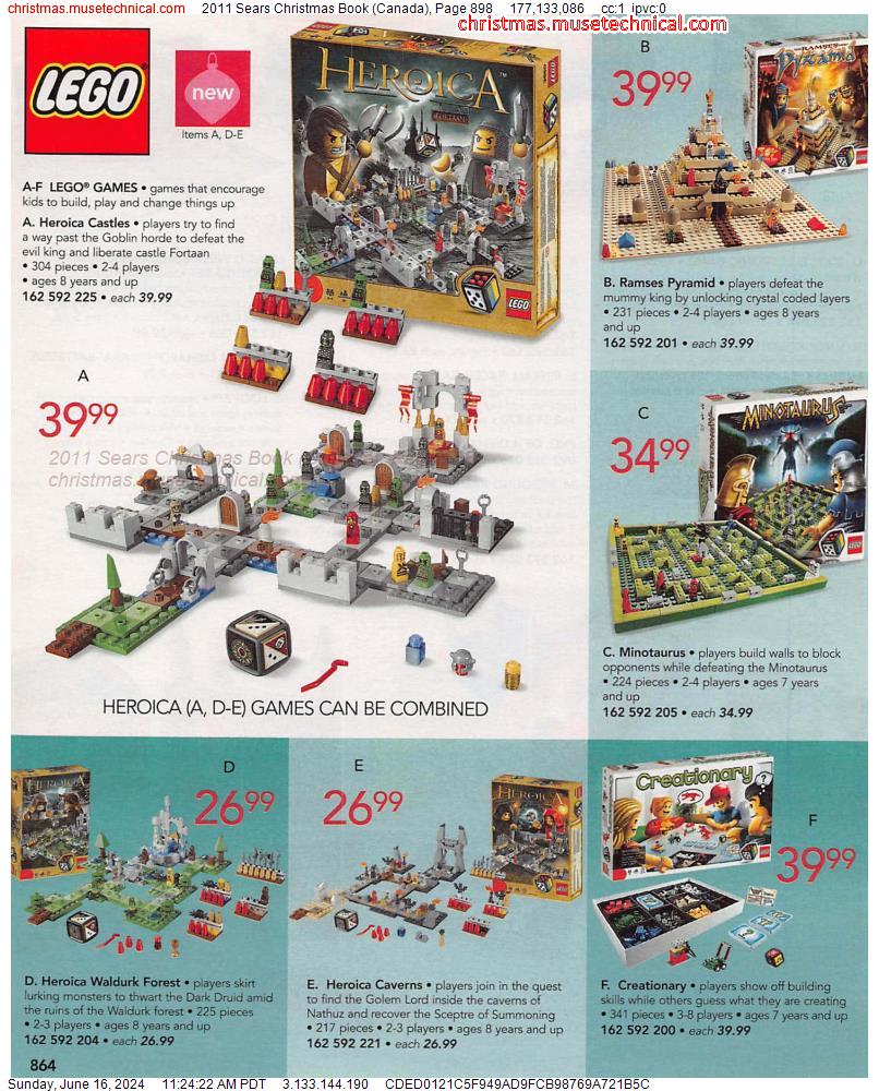 2011 Sears Christmas Book (Canada), Page 898