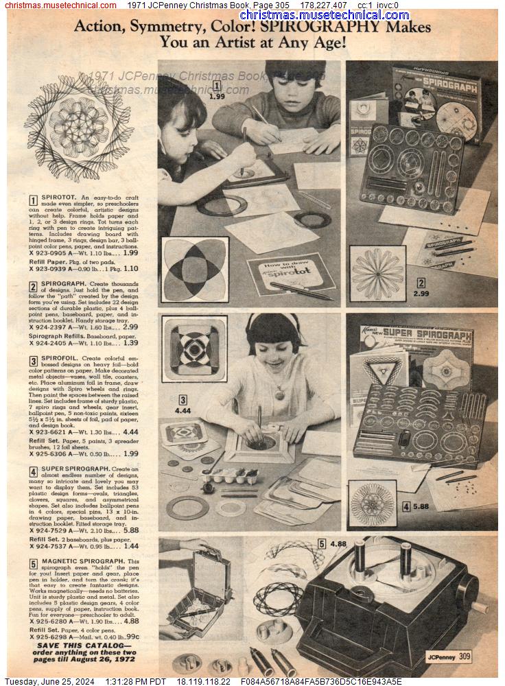 1971 JCPenney Christmas Book, Page 305