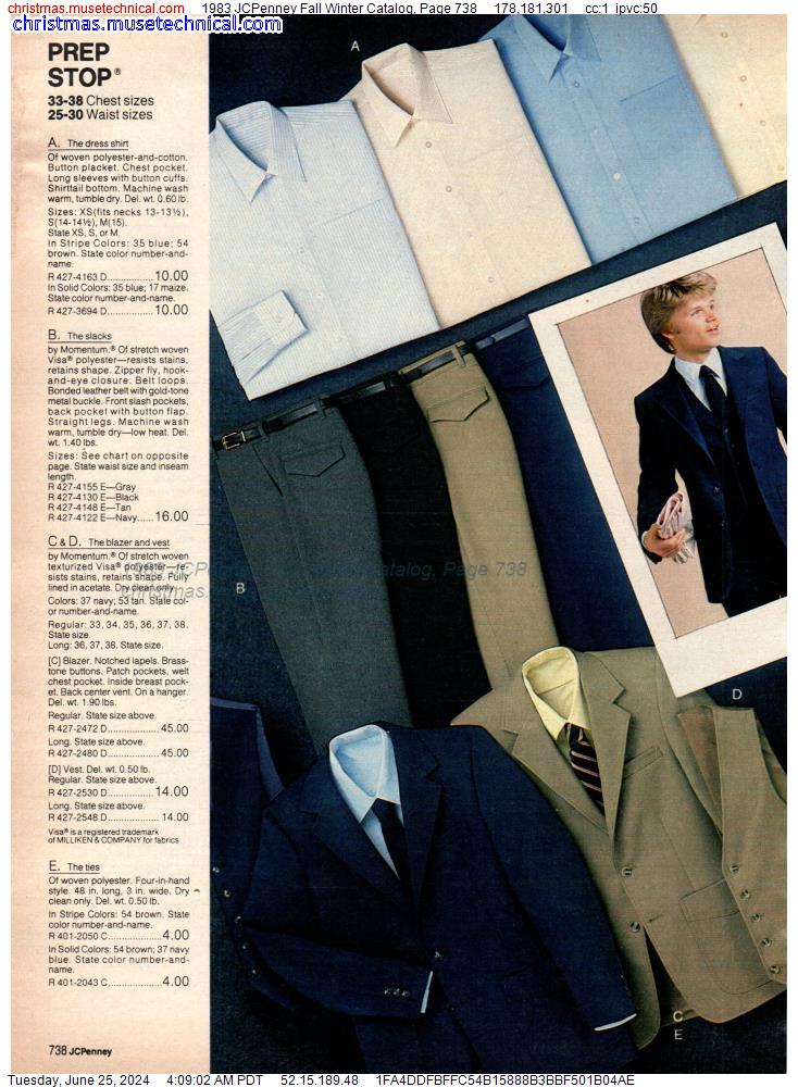 1983 JCPenney Fall Winter Catalog, Page 738
