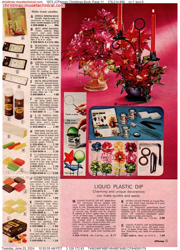 1972 JCPenney Christmas Book, Page 11