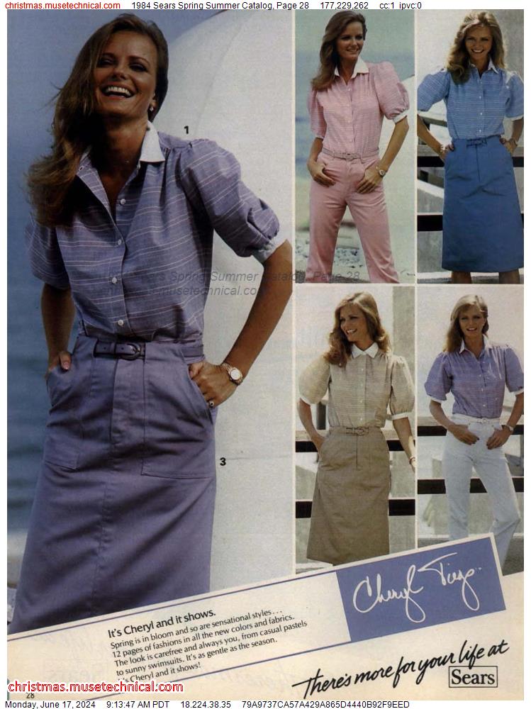 1984 Sears Spring Summer Catalog, Page 28