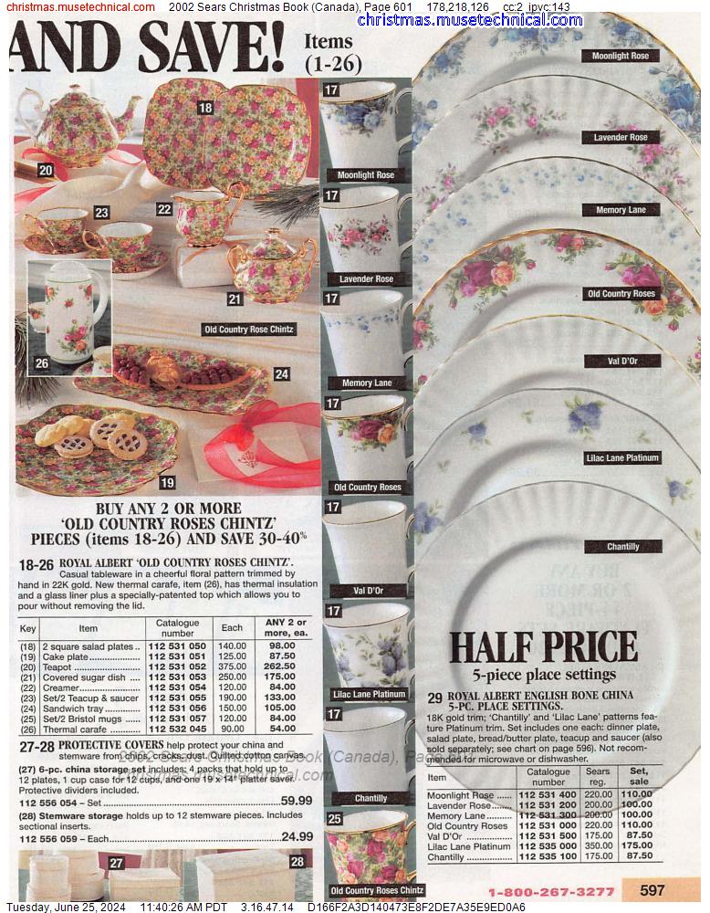 2002 Sears Christmas Book (Canada), Page 601