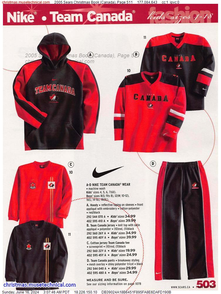 2005 Sears Christmas Book (Canada), Page 511