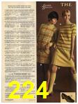 1968 Sears Fall Winter Catalog, Page 224