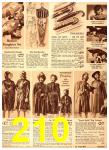 1940 Sears Fall Winter Catalog, Page 210