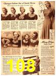 1940 Sears Fall Winter Catalog, Page 108