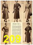 1950 Sears Fall Winter Catalog, Page 209