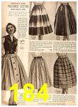 1954 Sears Spring Summer Catalog, Page 184