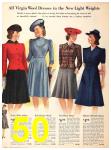 1940 Sears Fall Winter Catalog, Page 50