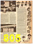 1954 Sears Spring Summer Catalog, Page 805