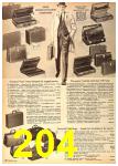 1962 Sears Fall Winter Catalog, Page 204