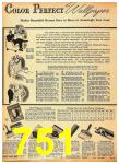 1940 Sears Spring Summer Catalog, Page 751