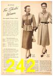 1952 Sears Fall Winter Catalog, Page 242